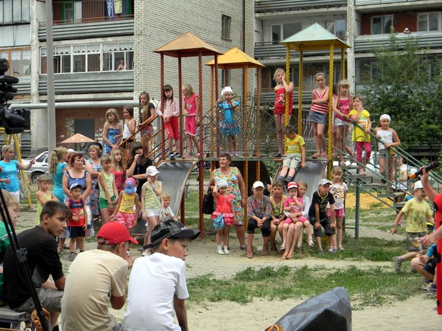Праздник двора 2012 в Первомайском на ул. Больничной