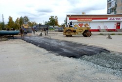 Дорога после раскопок восстановлена